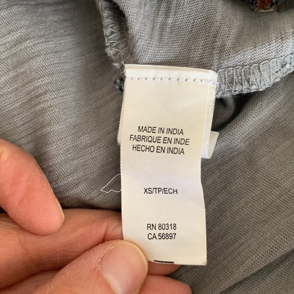 Lucky Brand embroidered tshirt - Picture 3 of 4